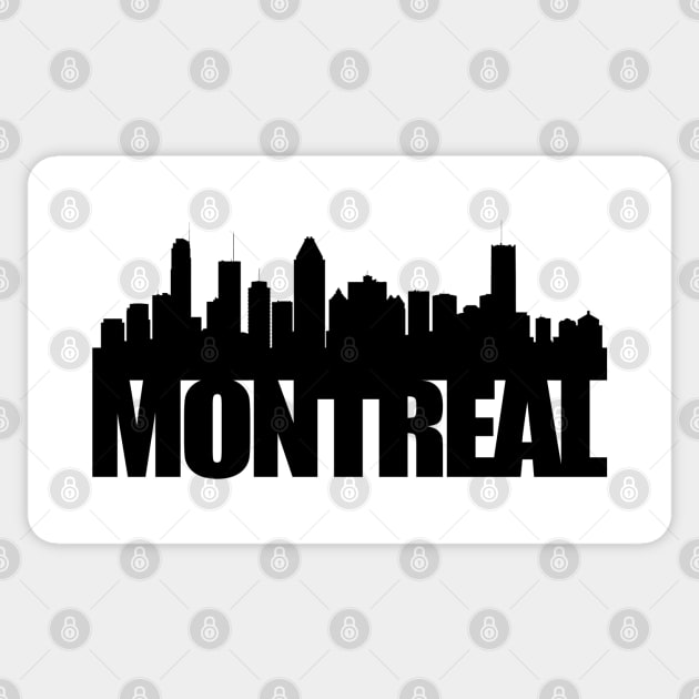 Montreal Skyline Sticker by ianscott76